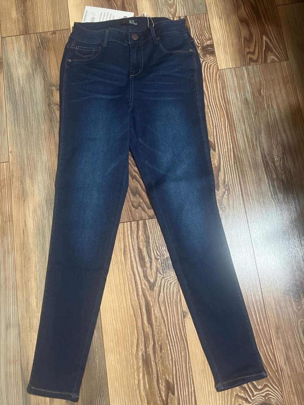 1822 Denim Women's Dark Blue Stretch Skinny Jeans